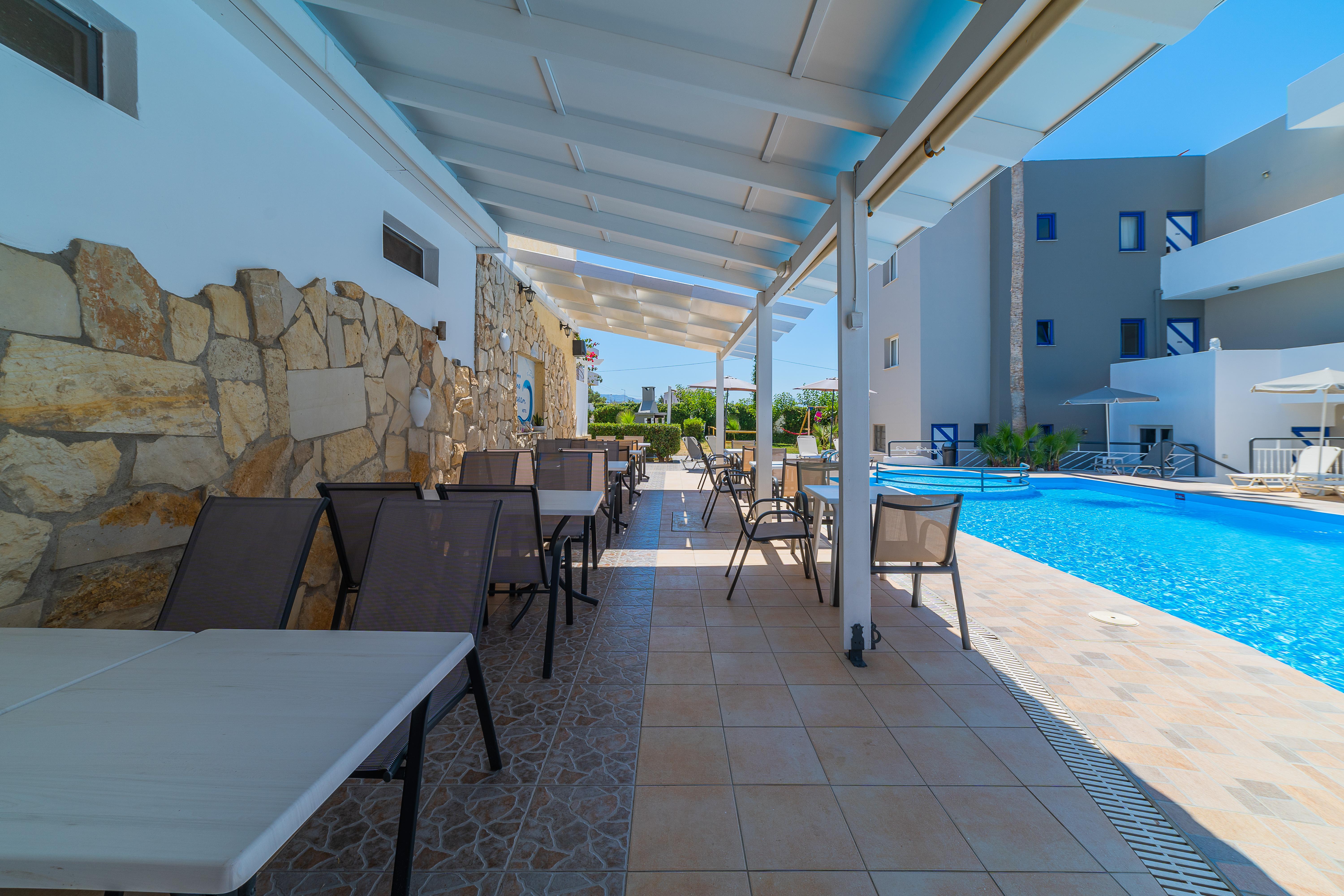 Blue Dream Hotel Sztavroménosz Kültér fotó