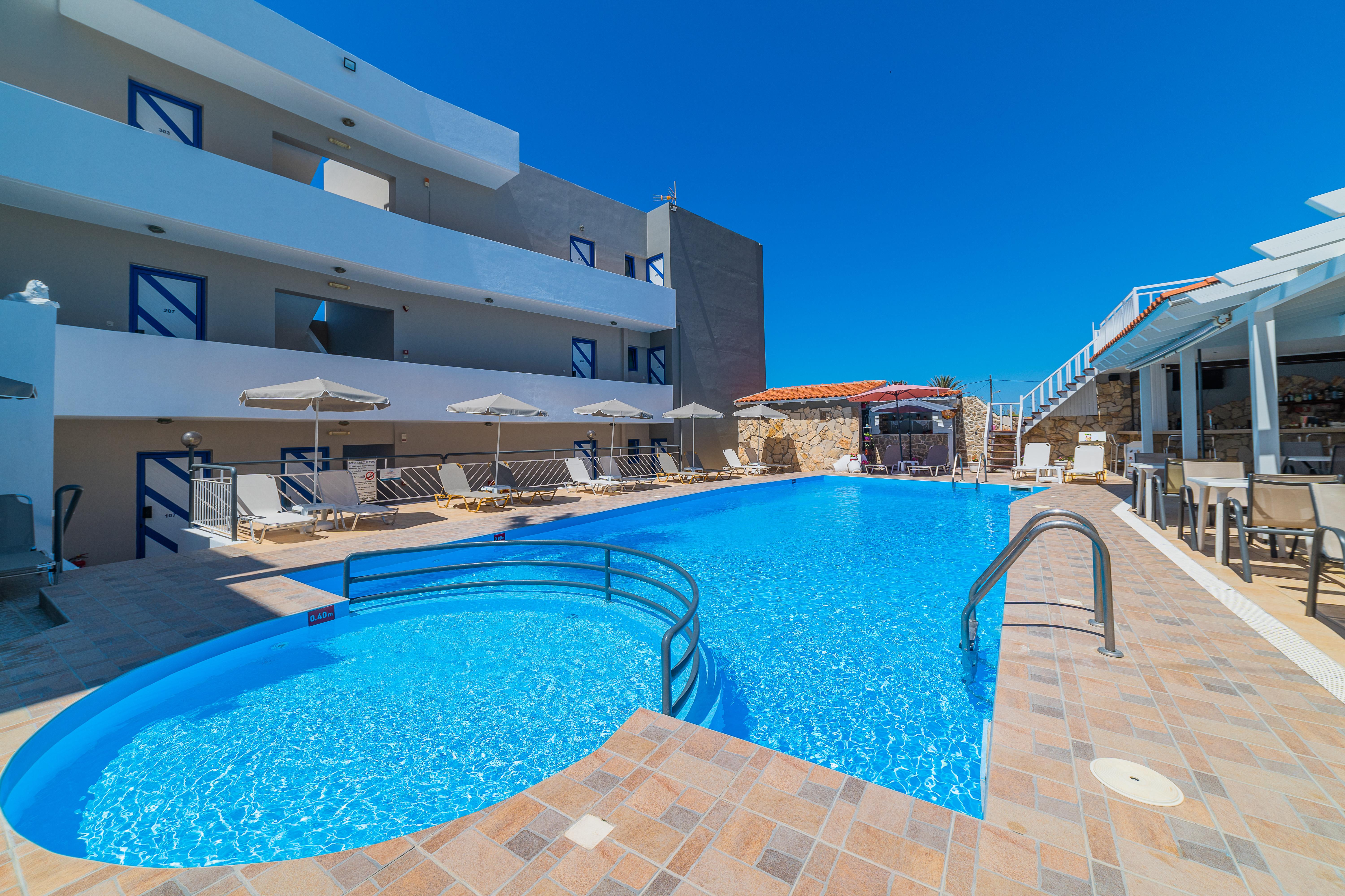 Blue Dream Hotel Sztavroménosz Kültér fotó