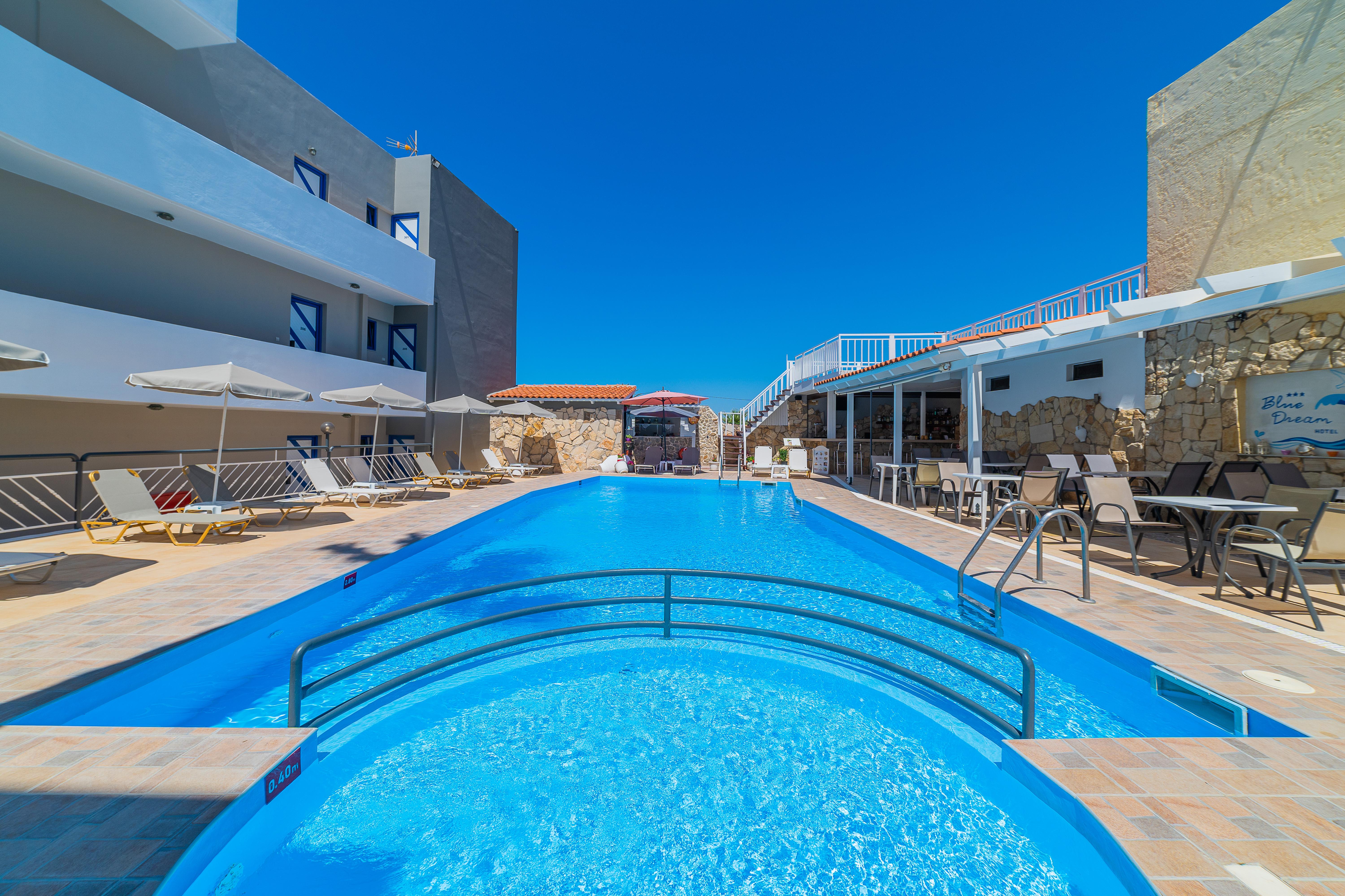 Blue Dream Hotel Sztavroménosz Kültér fotó