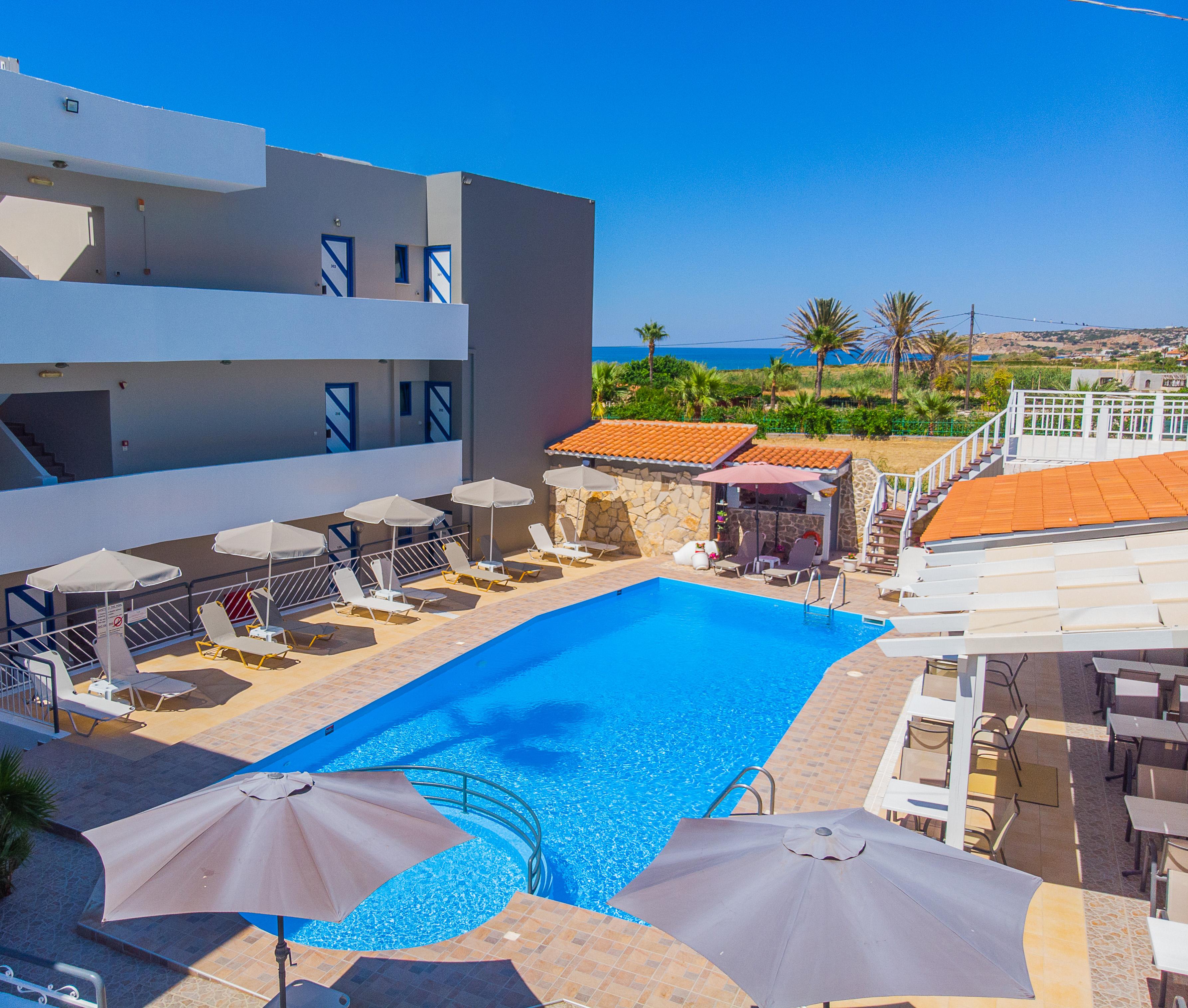 Blue Dream Hotel Sztavroménosz Kültér fotó