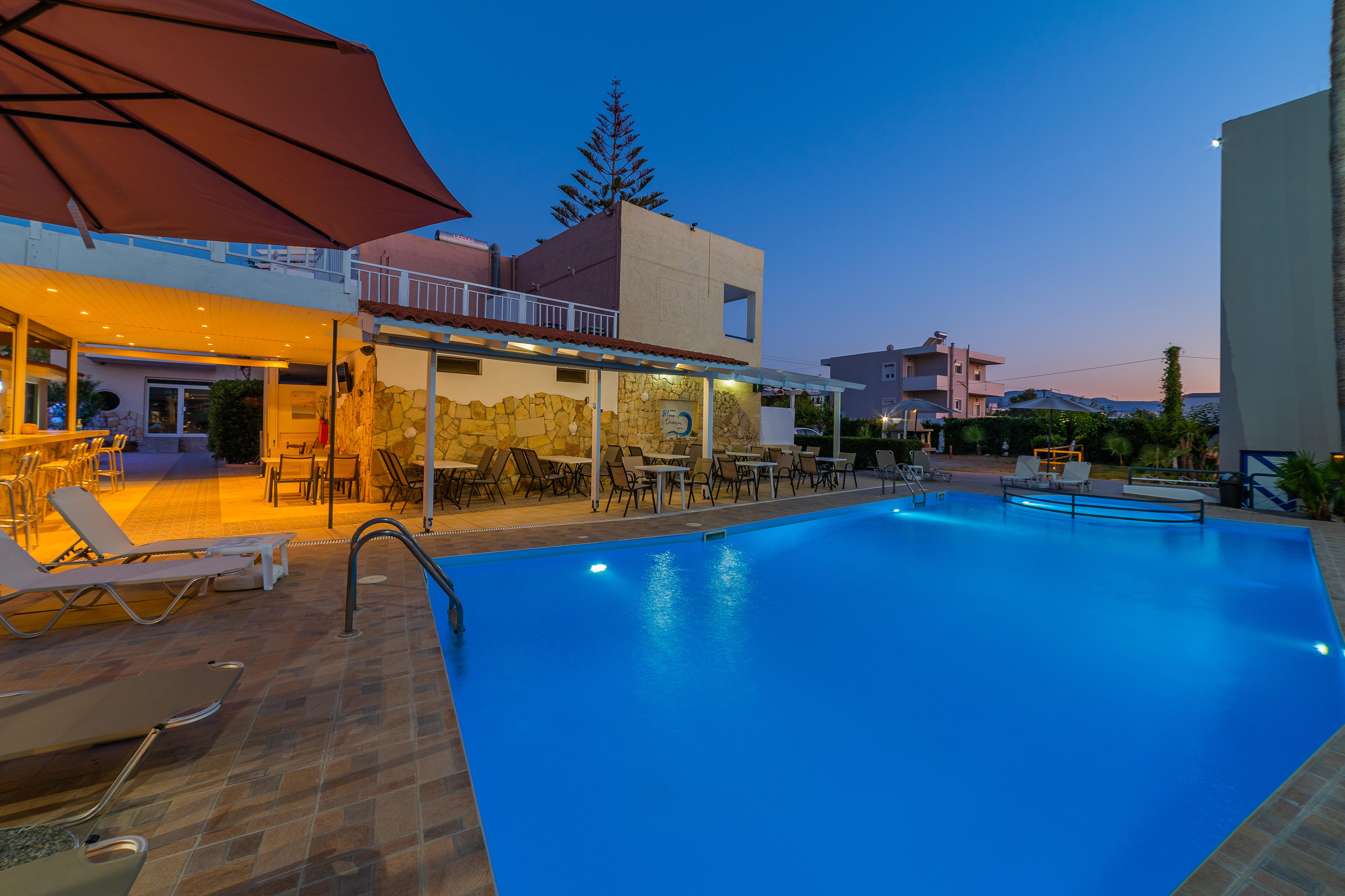 Blue Dream Hotel Sztavroménosz Kültér fotó