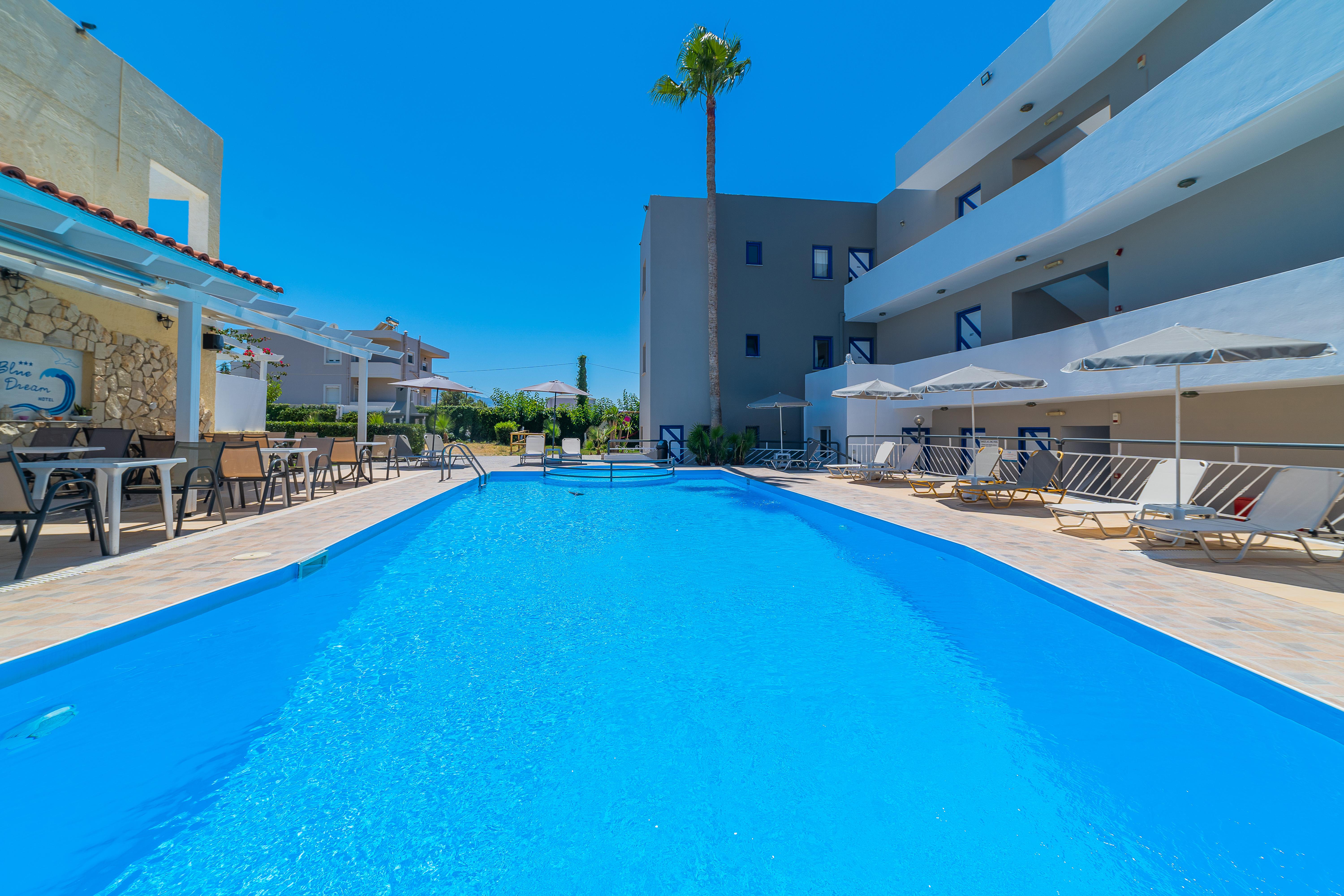 Blue Dream Hotel Sztavroménosz Kültér fotó